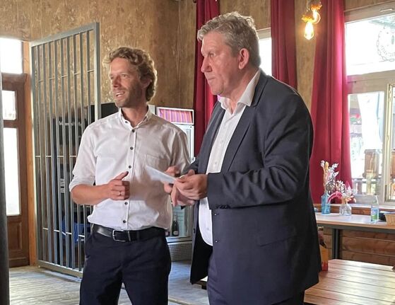 Eingeladen hatten MdB Andreas Schwarz und Stadtrat Sebastian Niedermaier